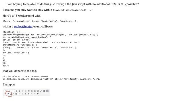 Wordpress: Using a dashicon for a custom button in TinyMCE? (2 Solutions!!) смотреть онлайн