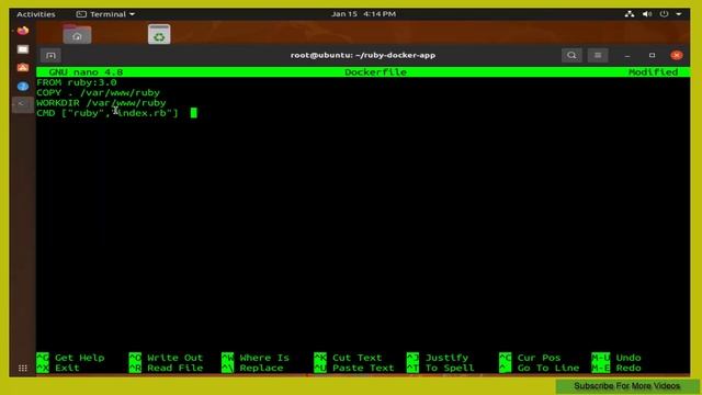 Docker Ruby Application Example смотреть онлайн