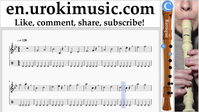How to Play Recorder (B.) Lukas Graham - 7 Years Tabs Part#1 exercises, scales um-i352 смотреть онлайн