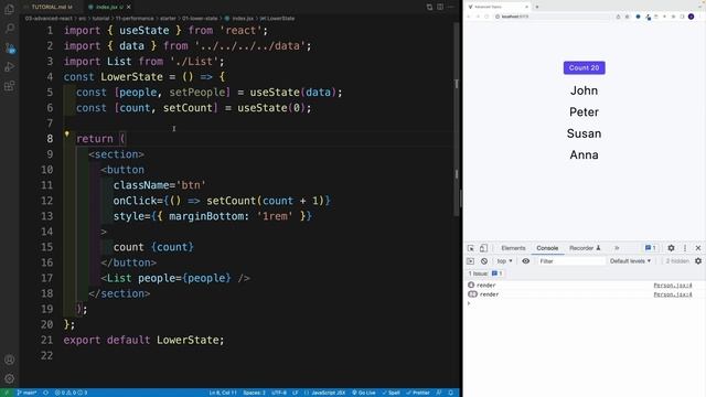 React 18 Tutorial - Re-Render Issue смотреть онлайн
