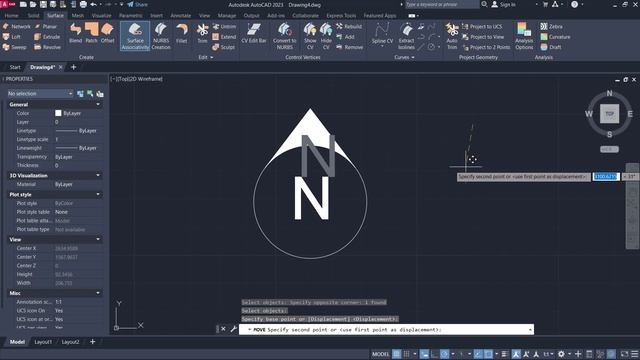 AutoCAD How To Add North Arrow Tutorial смотреть онлайн