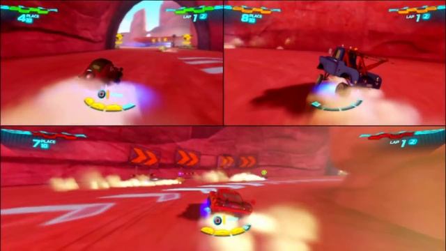 Cars 2 Game Play - 3 Players Battle Race 2 смотреть онлайн