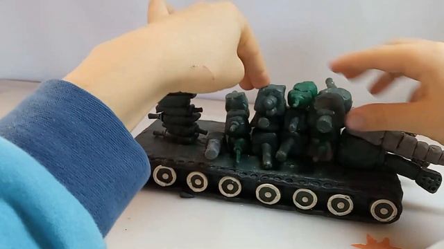 Ремонт КВ-54. Пластилиновые мультики про танки смотреть онлайн