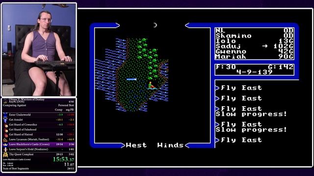 Speedrun of Ultima V (DOS) - any% in 28:04.883 смотреть онлайн