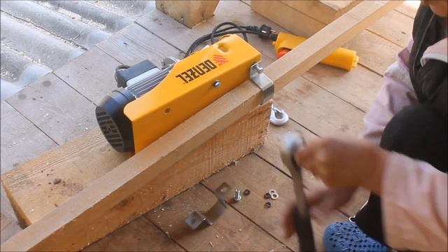 Сборка и установка тельфера//Наталья Харитонова смотреть онлайн