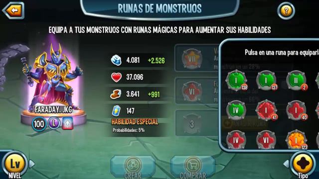 Monster Legends: Faraday 'The Discharguer' (Nivel 1 al 100) + Combates PVP смотреть онлайн