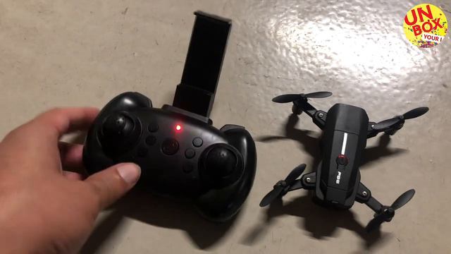 Unbox and Footage of F86 Mini Drone HD 4K Camera wifi смотреть онлайн