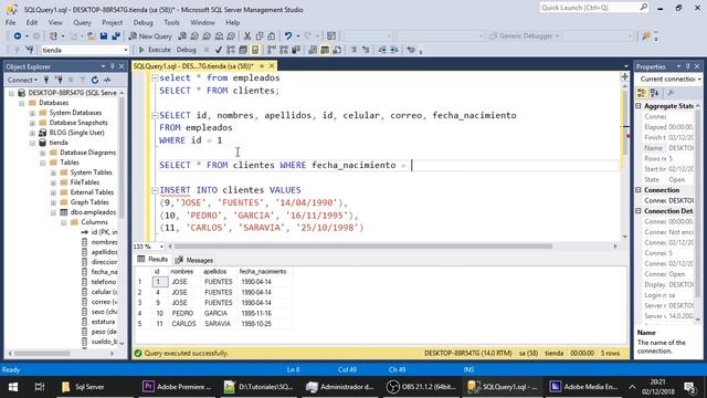 18 - Búsqueda/Selección de Registros: Comando SELECT [SQL Server 2017] смотреть онлайн