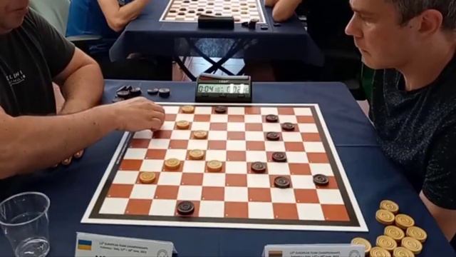 Bobkov - Domchev. European Draughts Team Championship 2023 (blitz) смотреть онлайн