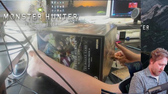 FIRST LOOK AT Monster Hunter World Board Game Box Opening! смотреть онлайн