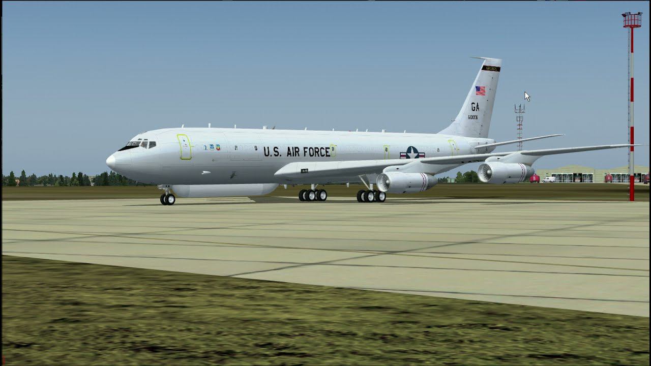 FS2004 Northrop Grumman E-8C Joint STARS starting смотреть онлайн