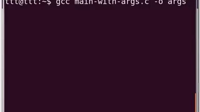 Command line arguments in C - English смотреть онлайн