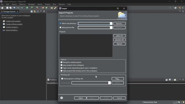 Import existing java project to Eclipse смотреть онлайн