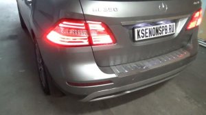 Mercedes-Benz M-klasse III (W166)+ HPL backfire micro и ремонт задних фонарей