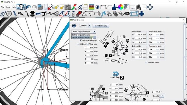 Dropouts exported from BikeCAD into FreeCAD смотреть онлайн