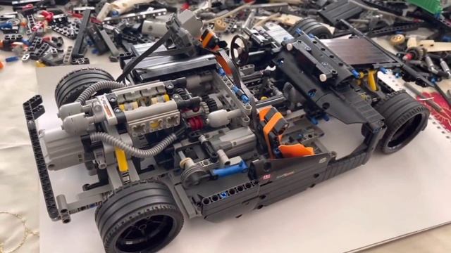 My LEGO Technic 1:10 Super Car Project in 1 minute смотреть онлайн