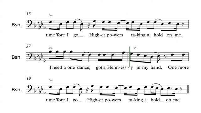 Bassoon - “One Dance