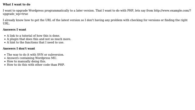 Wordpress: Upgrade wordpress core programmatically with PHP (2 Solutions!!) смотреть онлайн