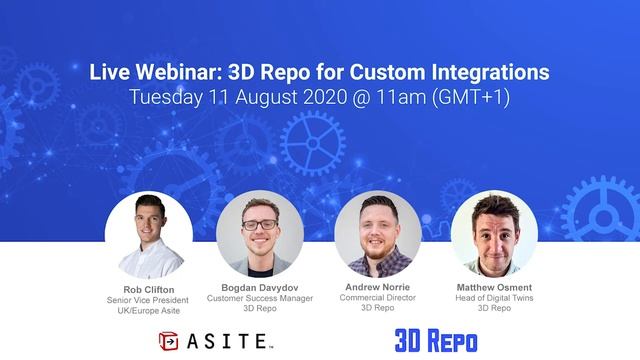 Webinar: 3D Repo for Custom Integration смотреть онлайн