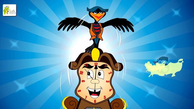 Hickory Dickory Dock - Jungle Animals  - Kids Nursery Rhymes