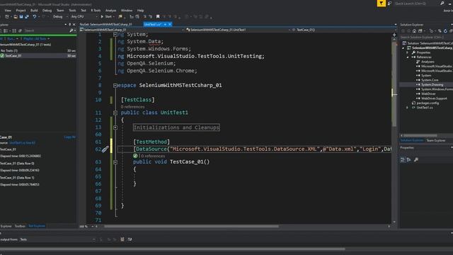 MSTest: working with Data Driven (XML) смотреть онлайн