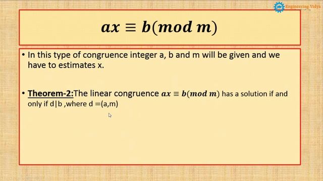 22. Introduction of Solution of Linear Congruence ?? ≡ ?(??? ?) смотреть онлайн