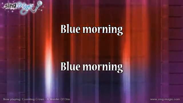 Counting Crows A Murder Of One ?karaoke version ? instrumental смотреть онлайн