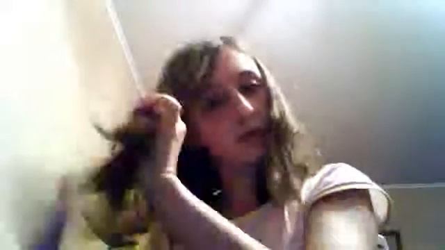 Как выпрямить волосы с поморщю плойки для гафрэ!