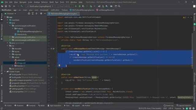 ANDROID STUDIO - NOTIFICATION DENGAN FIREBASE (FIREBASE CLOUD MESSAGING) смотреть онлайн