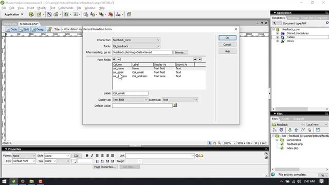 022 Saving Data to MySql Database using PHP 2nd Method, Wizard смотреть онлайн