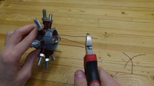 Бесколлекторный радиальный электродвигатель из болта своими руками (ЧАСТЬ#2!)