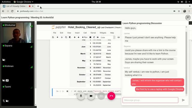 Session 6: Online Python programming смотреть онлайн