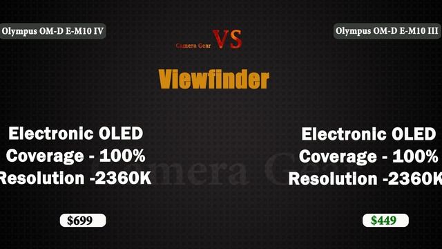 Olympus OM-D E-M10 IV vs Olympus OM-D E-M10 III смотреть онлайн