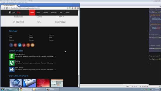 [ Twitter Bootstrap 3 In Arabic ] #35 - Retouch 2 Media Query Fixes смотреть онлайн