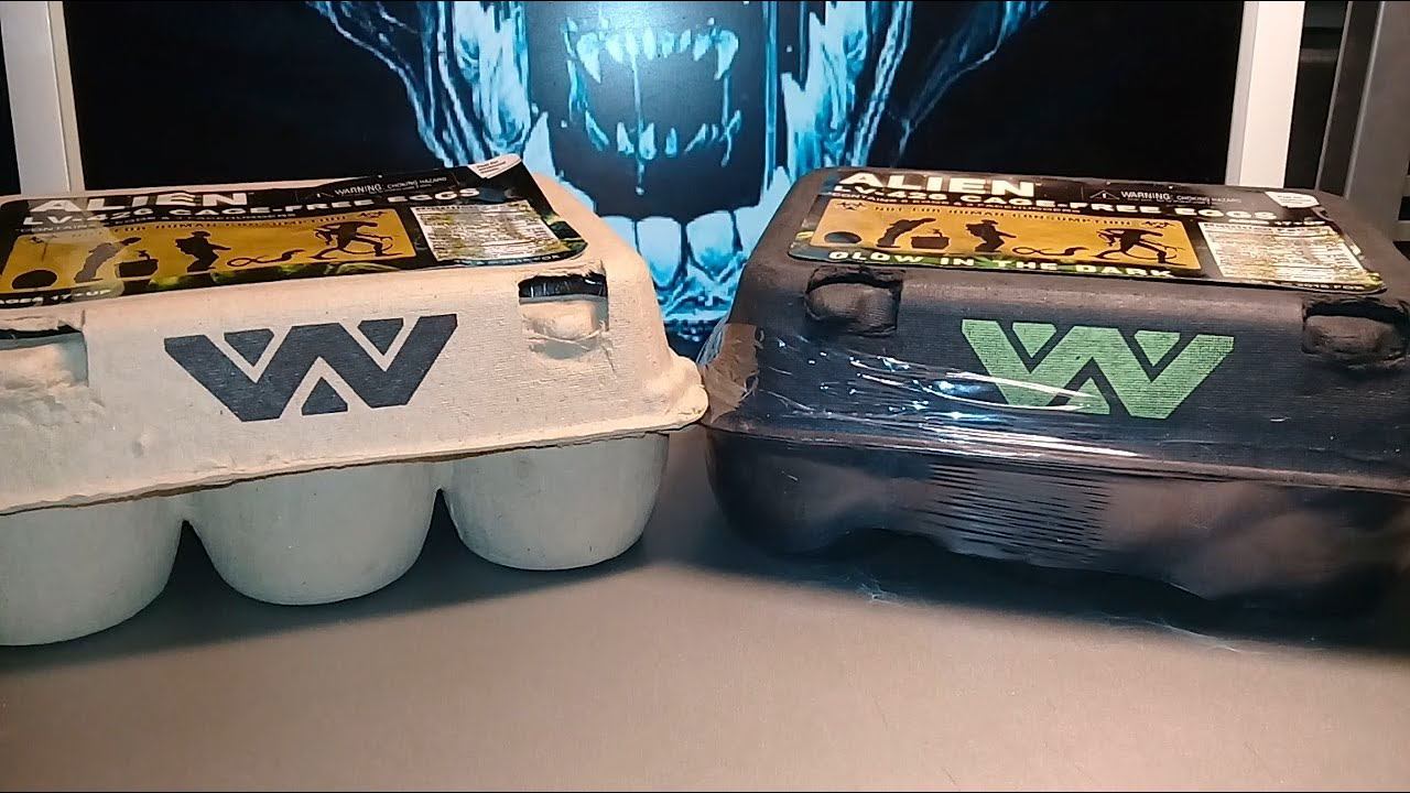 Alien LV-426 Cage-Free Eggs, V1 (Regular) vs V2 (Glow-in-the-Dark) by Neca + Antifake Tips! смотреть онлайн