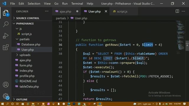 PHP advance CRUD || Getting total count of rows from Database || Part-9 смотреть онлайн