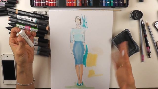 Fashion Sketching материалы для скетчинга Vol. 3