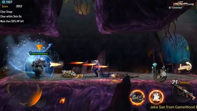 Level 13-2. Kimkoh Subspecies. Прохождение игры Contra Returns на Android смотреть онлайн