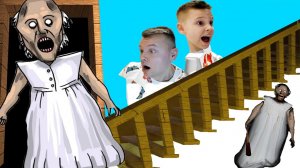 МЫ стали ГРЭННИ Ищем в ДОМЕ!!! GRANNY против Игоря и Папы в ROBLOX