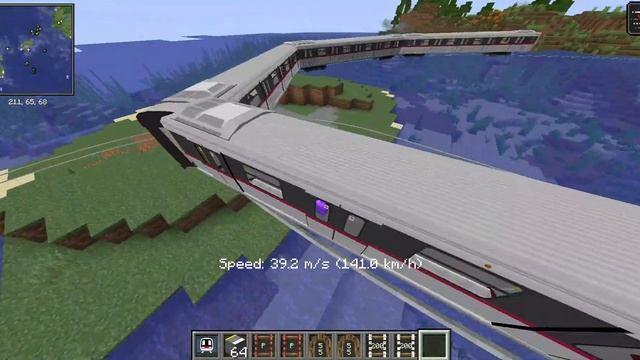 Minecraft Transit Railway MTR 1 18 2 Singleplayer (respawn island travel line) смотреть онлайн