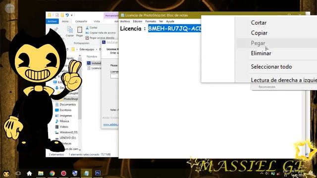 DESCARGAR E INSTALAR PHOTOSHOP CS6 PORTABLE 2018?| MENSAJE DE GRACIAS? |MASSIEL GE? смотреть онлайн