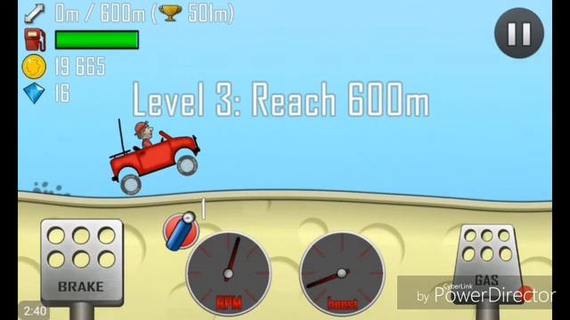 Играю Hill climb racing!!пластиковая голова!!! смотреть онлайн