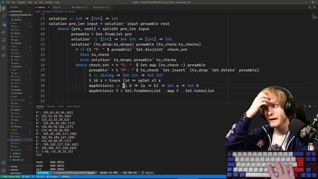 Haskelling the Advent of Code 2020! - Day 9 смотреть онлайн