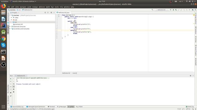 3 тий урок модуля Основы программирования в рамках курса Java Developer смотреть онлайн