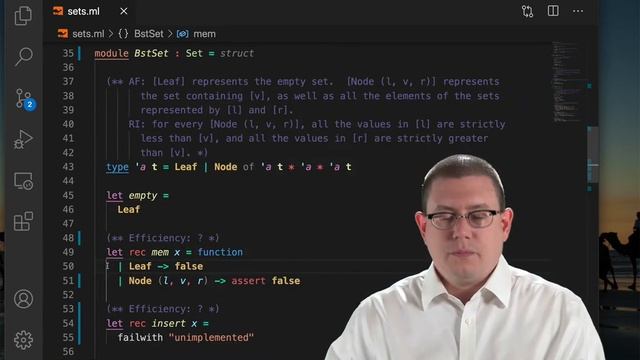 Binary Search Trees | OCaml Programming | Chapter 8 Video 28 смотреть онлайн