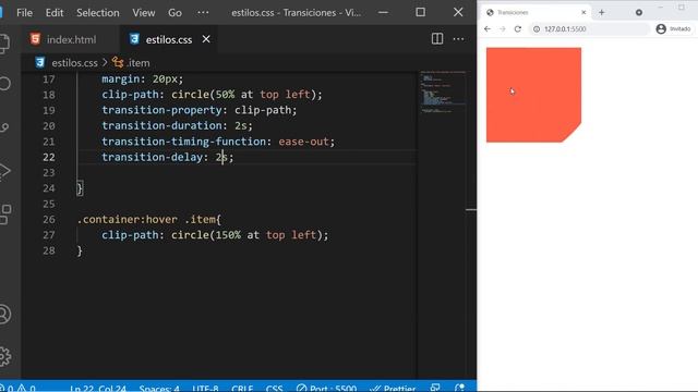 TRANSICIONES en CSS | Crea Animaciones con CSS смотреть онлайн