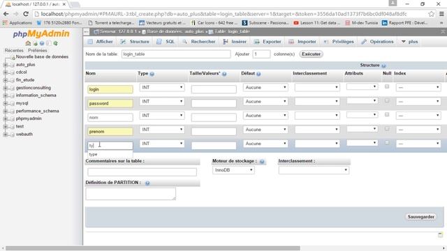 Projet Java#1:Créer la base de donnée Mysql et la table login avec xamp смотреть онлайн