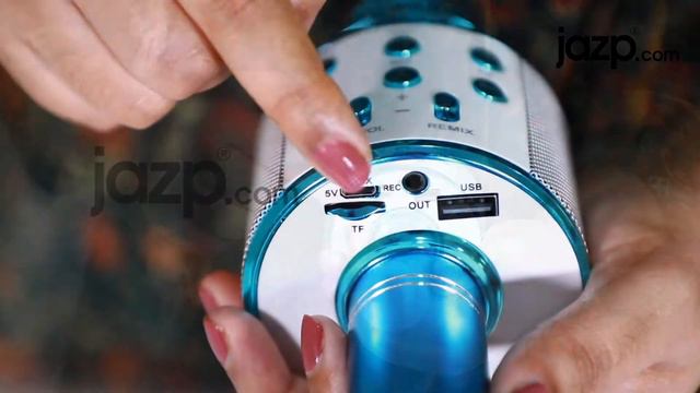 WSTER WS-858 Wireless Bluetooth Karaoke Microphone Speaker Handheld Mic| Jazp.com смотреть онлайн