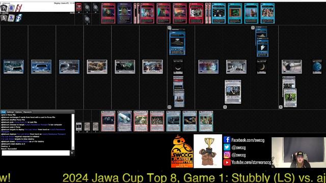 Star Wars CCG - Jawa Cup Top 8: Stubbly (No Idea) vs ajhatoum (Thrawn), Game 1 смотреть онлайн