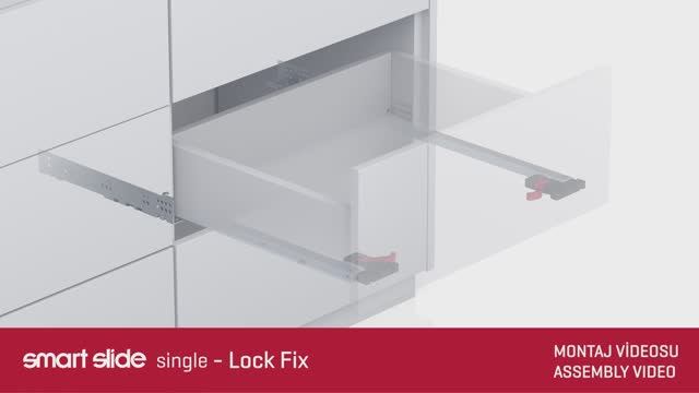 Smart Slide. Установка направляющих частичного выдвижения с LockFix от SAMET смотреть онлайн